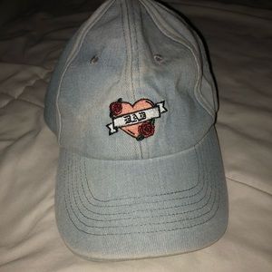Embroidered Denim Hat